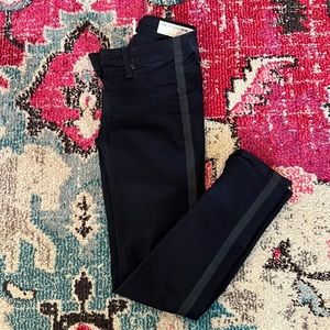 Rag & Bone tuxedo zipper capris in 24